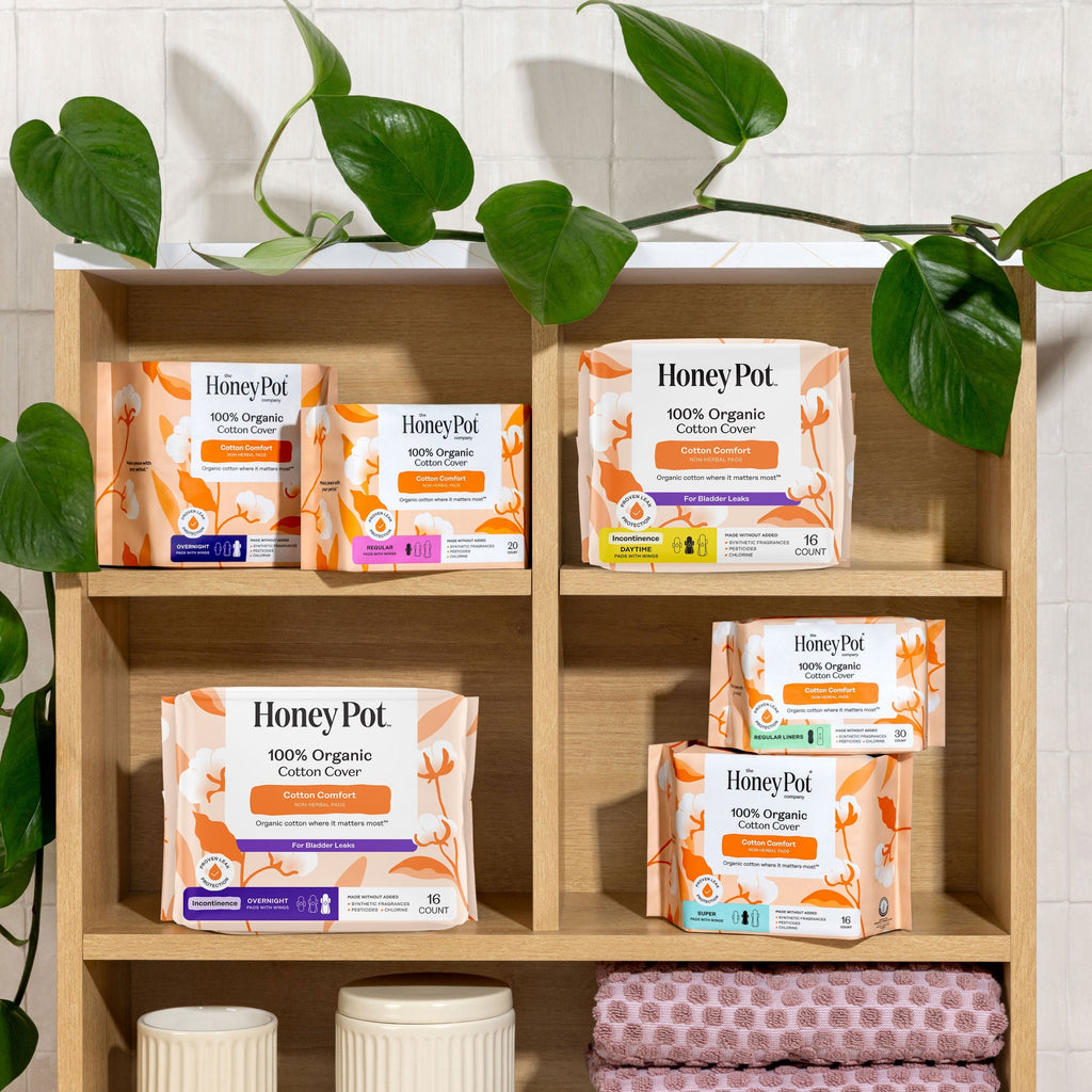 Incontinence 100% Organic Cotton Comfort Cover Daytime Pads